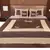 Polysilk Embroidered Bed Cover Set
