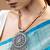Oxidised silver ghungroo necklace