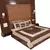 Polysilk Embroidered Bed Cover Set