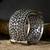Polki-style silver kada