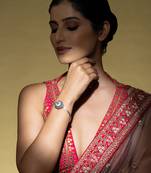 Hexagonal silver bracelet