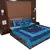 Polysilk Embroidered Bed Cover Set