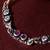 Adjustable stone-studded anklet