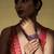 Floral cutwork silver kada