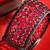 Floral cutwork silver kada