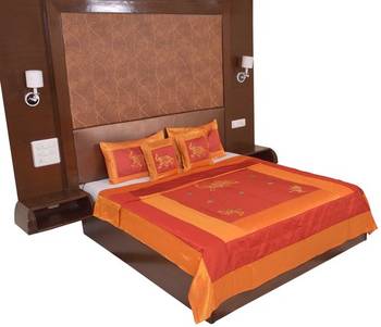 Polysilk Embroidered Bed Cover Set 2