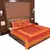 Polysilk Embroidered Bed Cover Set