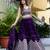 Purple Georgette Zari Sequence Ebroidery Work Semi Sttiched Lehenga Choli For Women