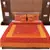 Polysilk Embroidered Bed Cover Set
