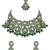Gold plated traditional kundan & pearl drop bridal necklace with earrings & maang tikka jewellery set for women (k7292g)