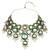 Gold plated traditional kundan & pearl drop bridal necklace with earrings & maang tikka jewellery set for women (k7293g)