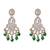 Gold plated traditional kundan & pearl drop bridal necklace with earrings & maang tikka jewellery set for women (k7295g)