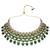 Gold plated traditional kundan & pearl chocker necklace with earrings & maang tikka for women