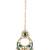 Gold plated traditional floral kundan & pearl choker necklace jewellery earrings & maang tikka set for women (green)
