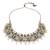 Gold plated traditional kundan & pearl choker necklace jewellery earrings & maang tikka set for women (k7305g)