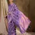 lovely lavender banarasi art silk saree with weaving work 