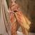 charming peach banarasi art silk saree with weaving work 