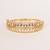 Gold plated kundan bracelet