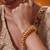 Gold plated kundan bracelet