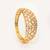 Gold plated kundan bracelet