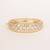 Gold plated kundan bracelet