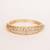 Gold plated kundan bracelet
