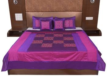Polysilk Embroidered Bed Cover Set 1