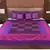 Polysilk Embroidered Bed Cover Set