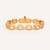 Gold plated kundan bracelet