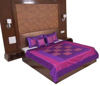 Polysilk Embroidered Bed Cover Set 2
