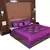 Polysilk Embroidered Bed Cover Set