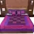 Polysilk Embroidered Bed Cover Set