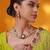 Gold plated multicolor stone kundan necklace set