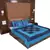 Polysilk Embroidered Bed Cover Set