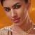 Gold plated kundan necklace set