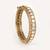 Gold plated kundan bangles