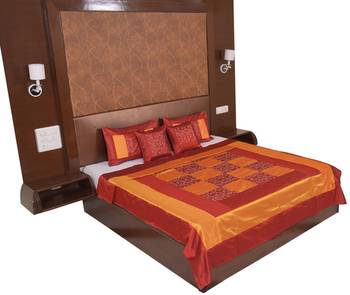 Polysilk Embroidered Bed Cover Set 2