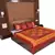 Polysilk Embroidered Bed Cover Set
