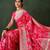 women's pink soft banarasi art silk weaving saree – graceful banarasi pink