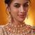 Gold plated kundan necklace set