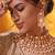 Gold plated kundan necklace set