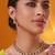 Gold plated kundan necklace set