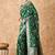 women's green banarasi art silk saree with premium weaving work 