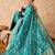 sky blue banarasi art silk saree with stunning weaving work 