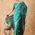 sky blue banarasi art silk saree with stunning weaving work 