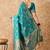 sky blue banarasi art silk saree with stunning weaving work 