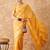 luxurious gold banarasi art silk saree with fine weaving 