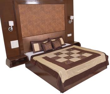 Polysilk Embroidered Bed Cover Set 2