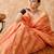 peach banarasi art silk saree with elegant weaving work 