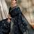 black banarasi art silk saree with traditional weaving craft 